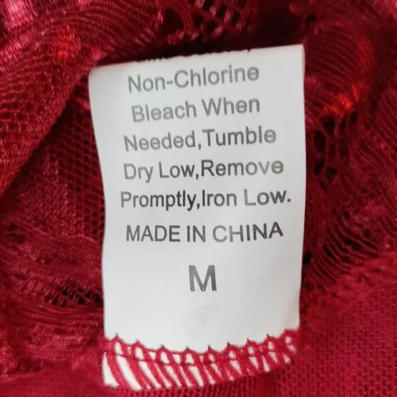 Lace Teddy Bodysuit Lingerie - Picture 6 of 6